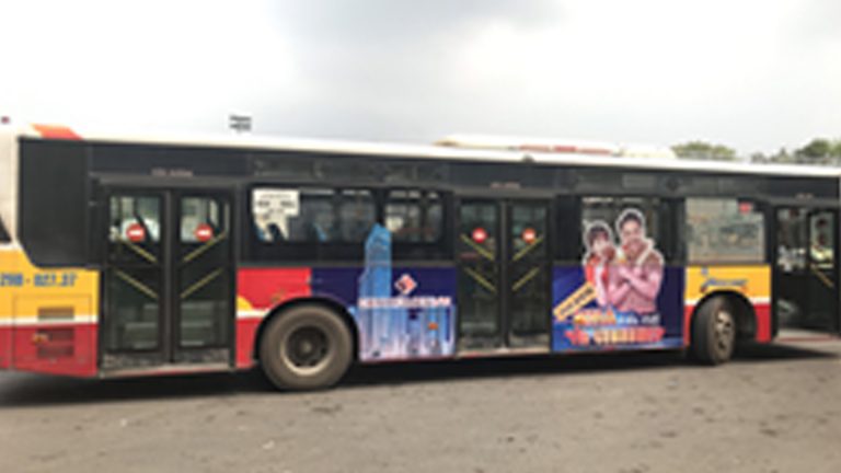 Quảng Cáo Tràn Kính Xe Bus Tại Thành Phố Hồ Chí Minh