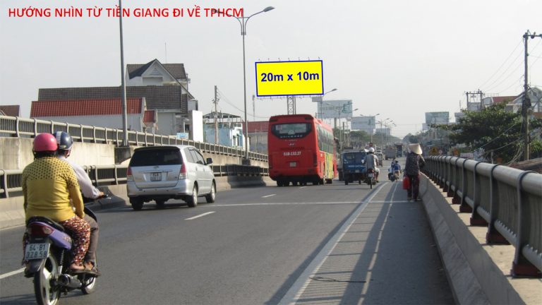 Billboard 2 Mặt Tại Cầu An Hữu – QL1A – Tiền Giang